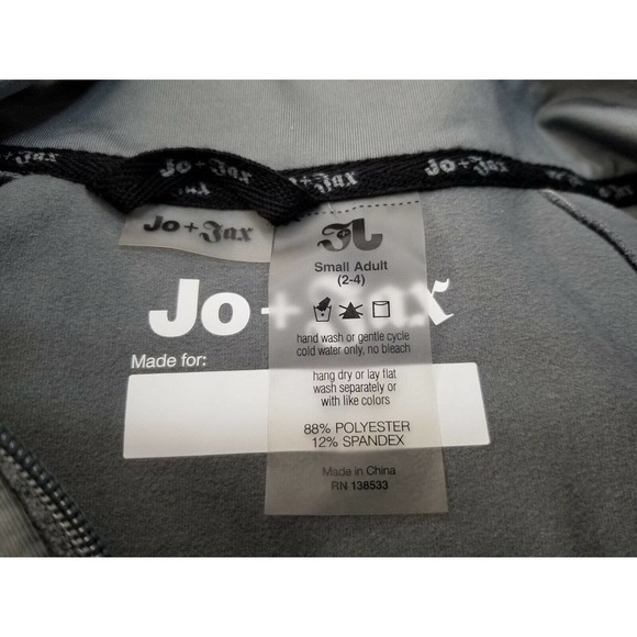 Jo+Jax Fiora Runched Dance Activewear Full Zip Hood Jacket Women's Size Small - Picture 10 of 10